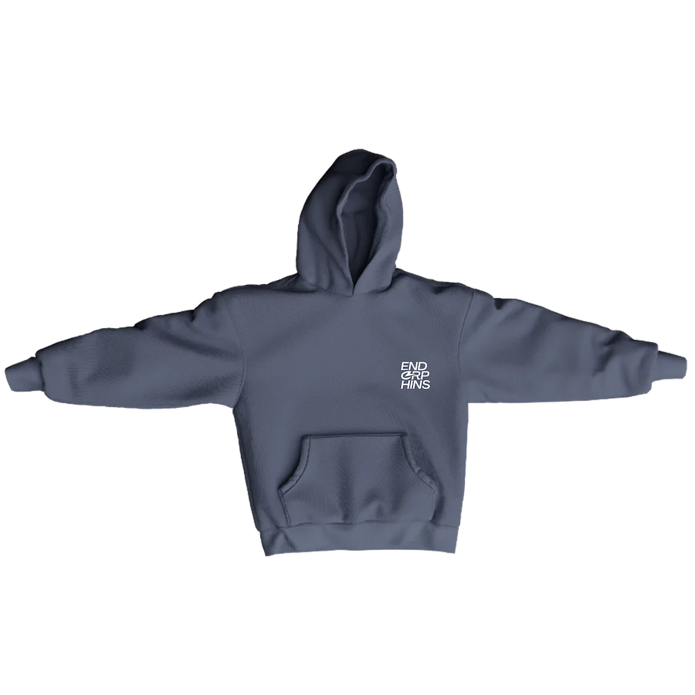 DROP 003 |  "EXPERIENCE THE RUNNERS HIGH" HOODIE | STACKED FRONT