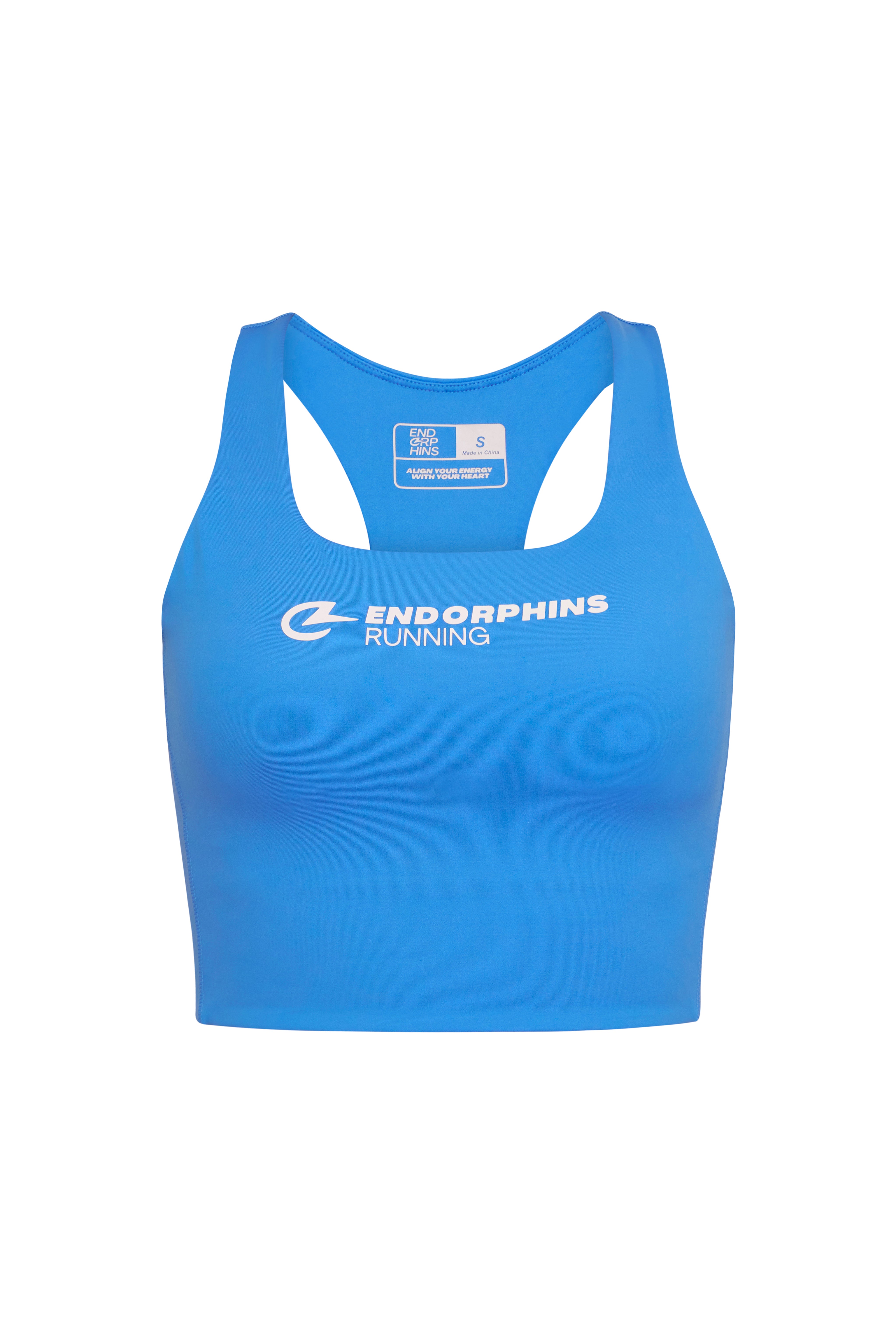 Performance Race Crop | Bolt Blue