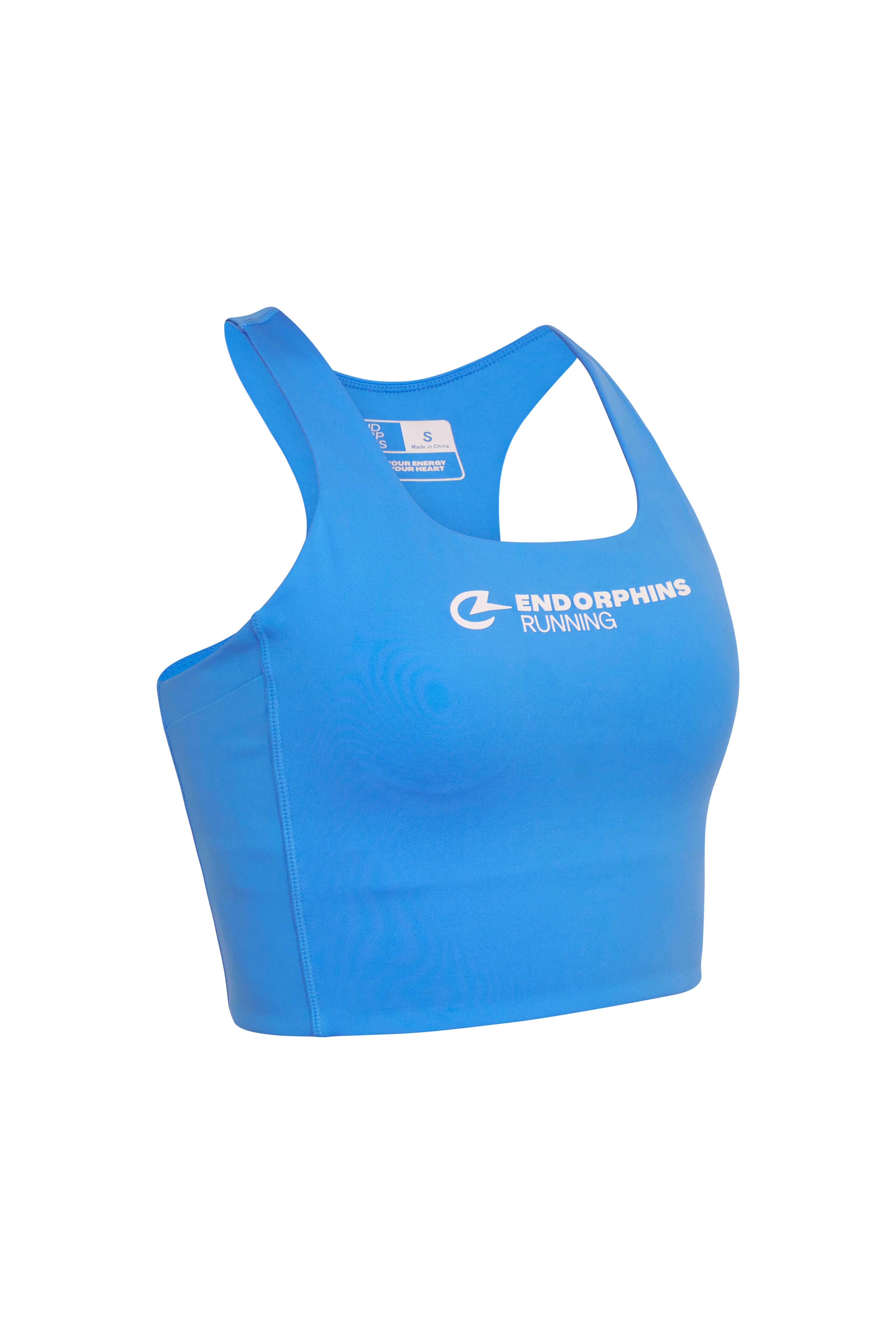Performance Race Crop | Bolt Blue