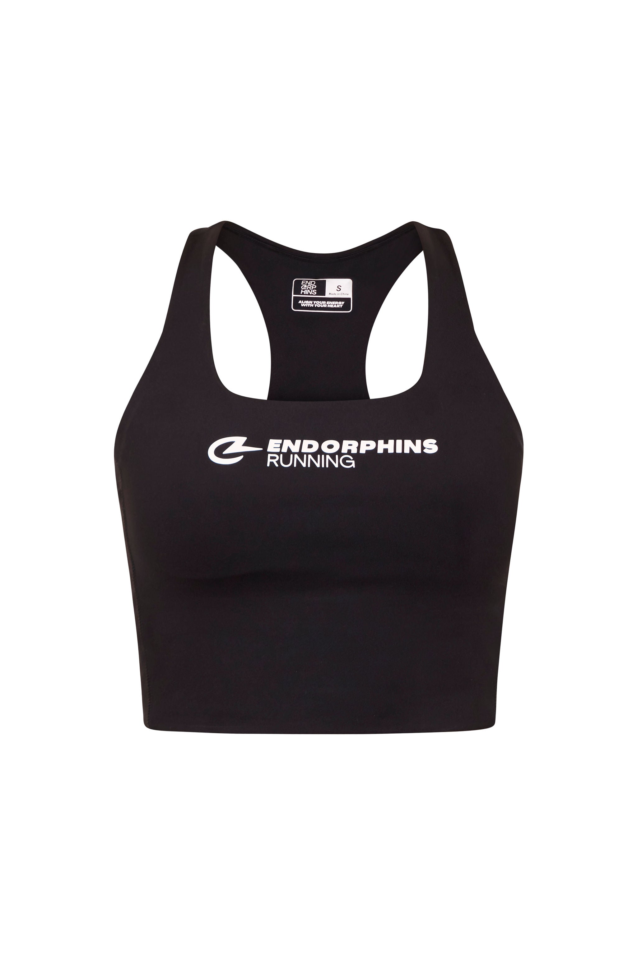 Performance Race Crop | Black