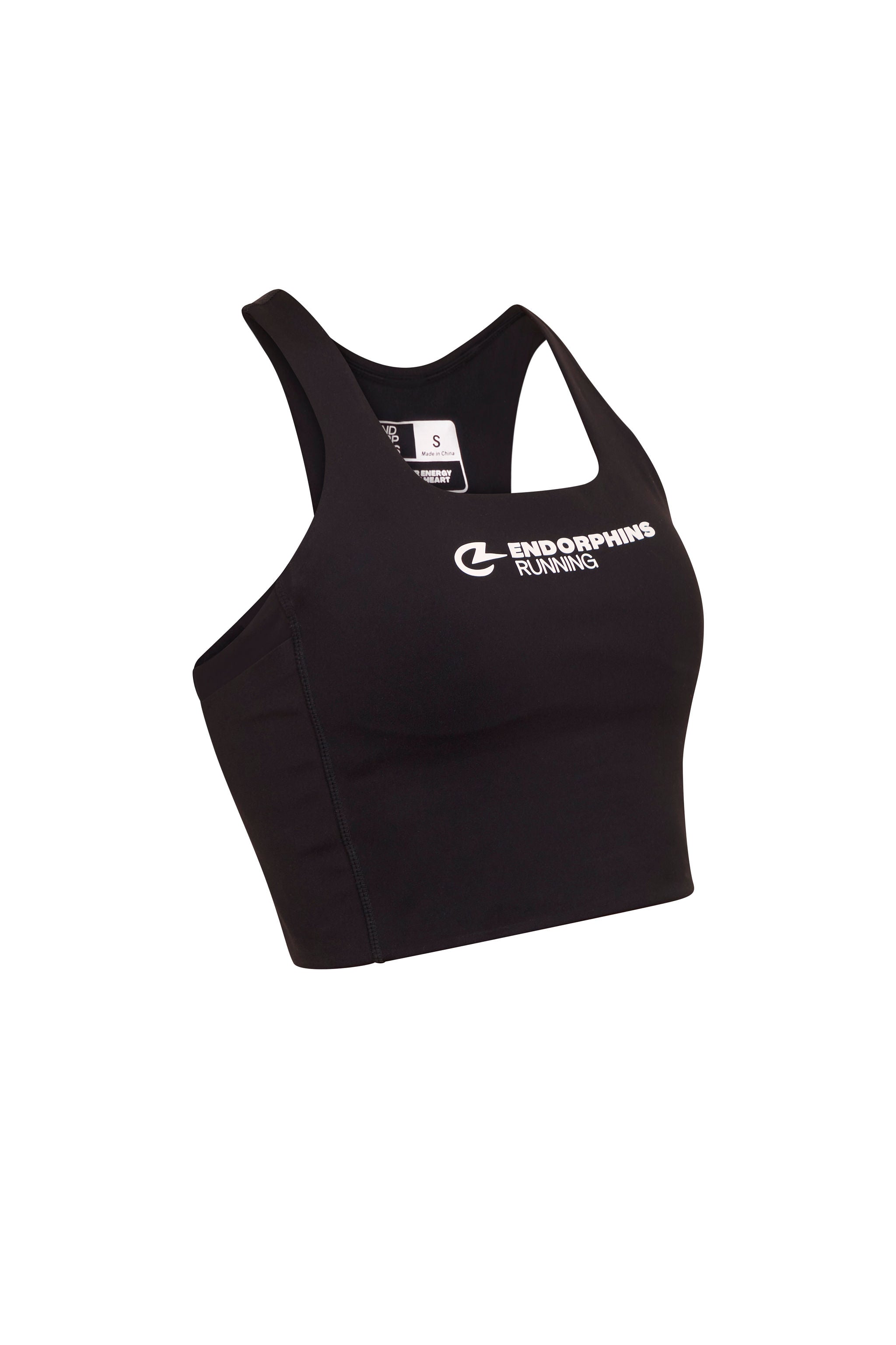 Performance Race Crop | Black