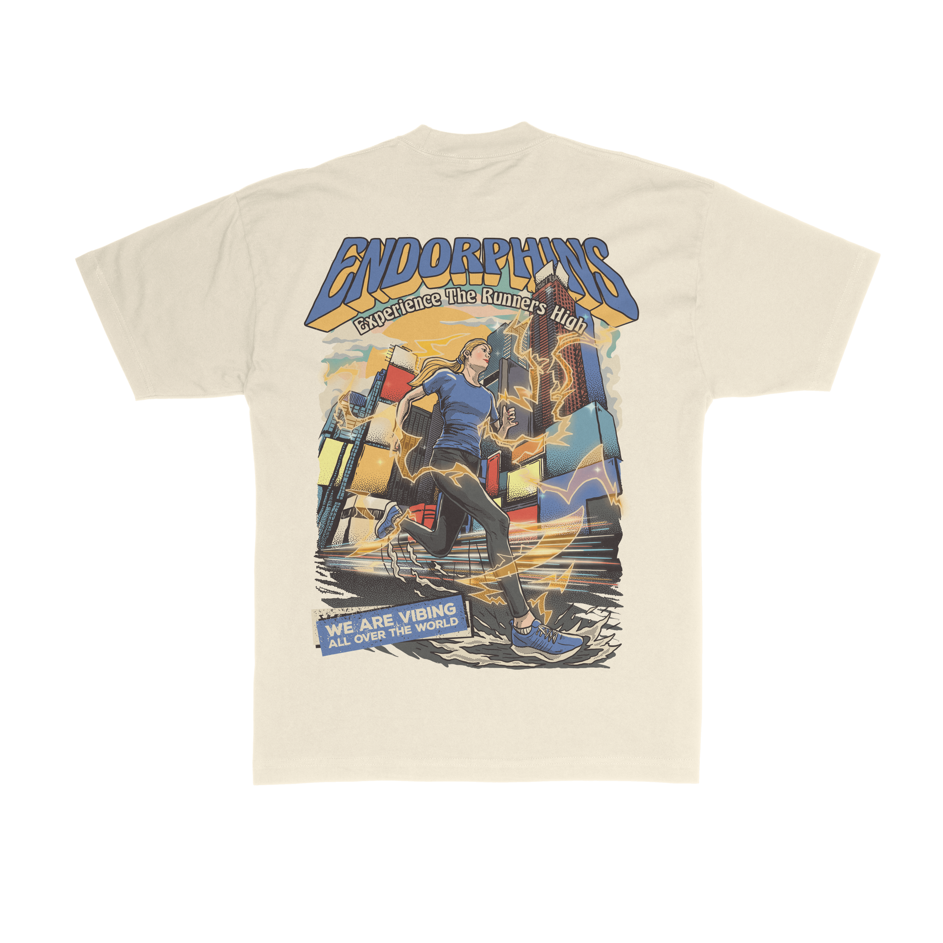 DROP 001 | "WE ARE VIBING" HEAVY TEE IVORY