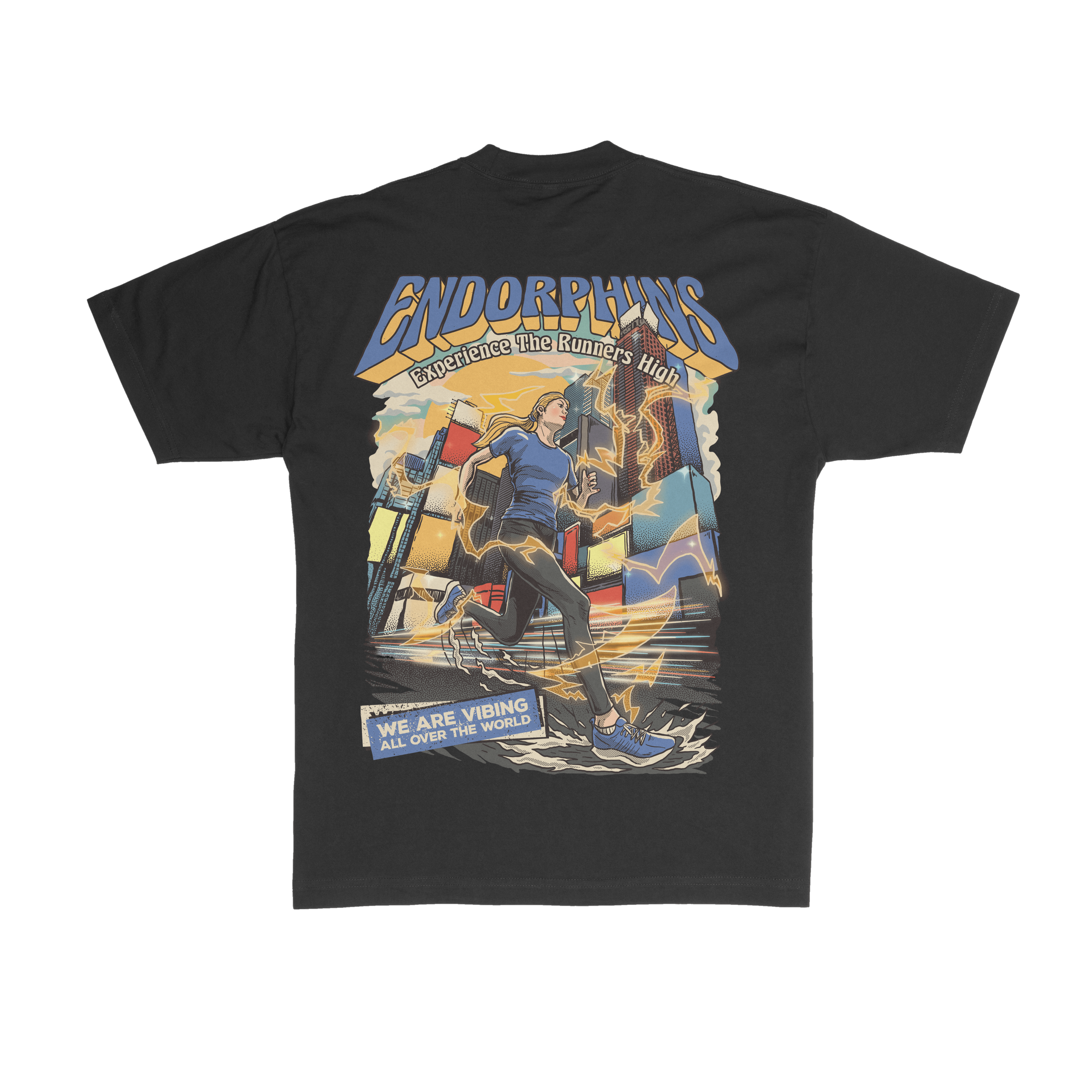 DROP 001 | "WE ARE VIBING" HEAVY TEEE - VINTAGE BLACK