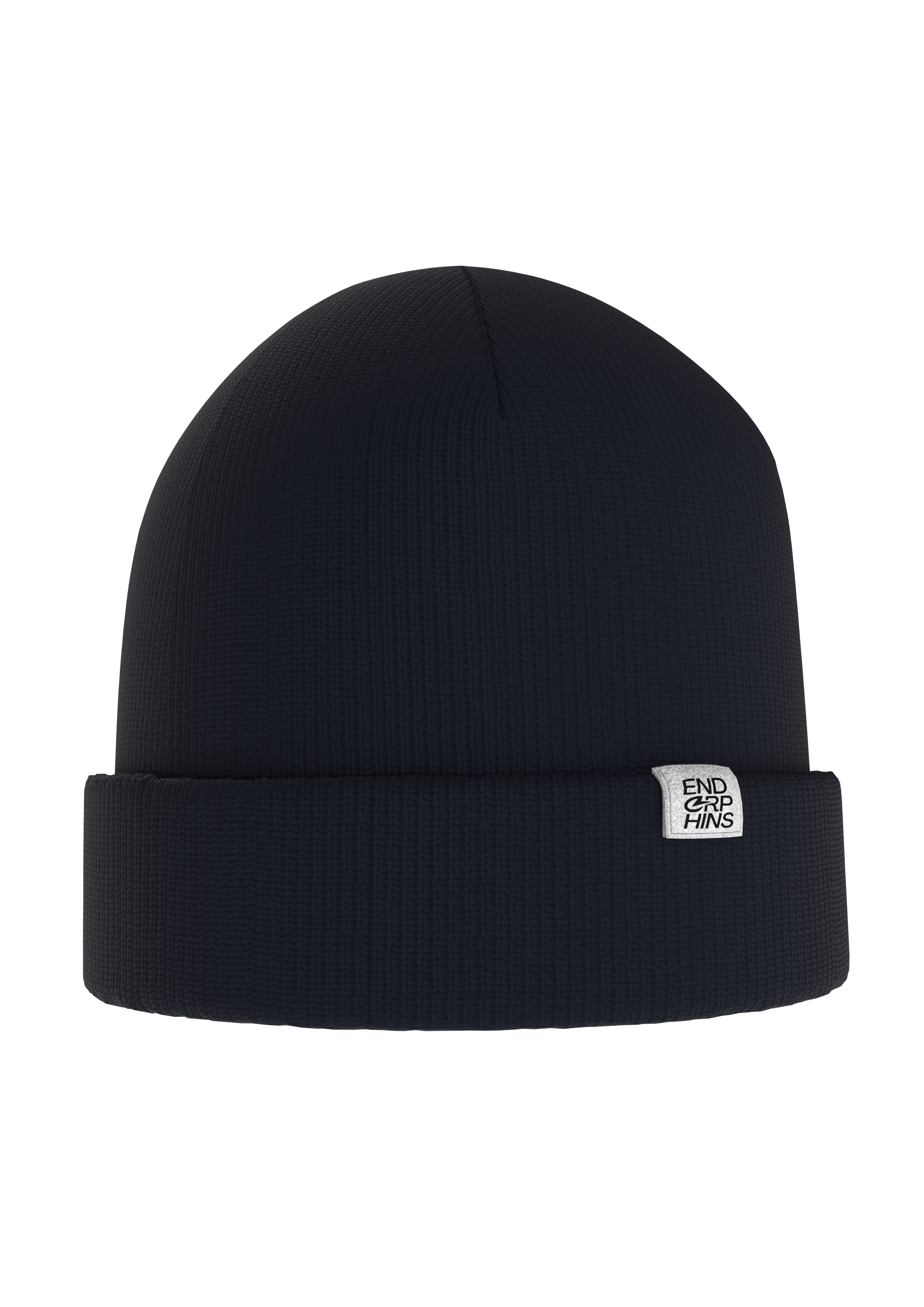 Drop 004 | Winter Running Beanie | Stacked Woven Label
