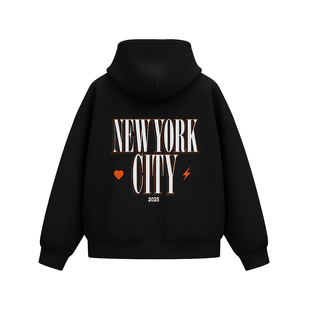 Recovery Hoodie | NYC 2025 | Black – Endorphins Running